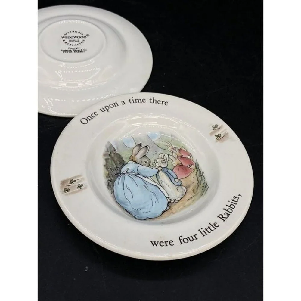 Wedgwood of Etruria Barlaston Beatrix Potter Peter Rabbit McGregor Ceramic Plate - Picture 5 of 5